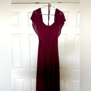 Baltic Born. XXL Burgundy Maxi Dress